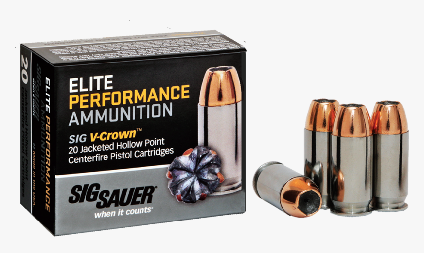 Sig Sauer Hollow Point Ammo, HD Png Download