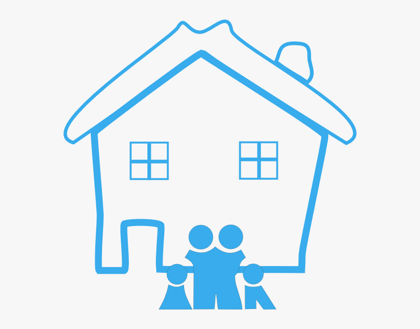 Family Home Clipart, HD Png Download