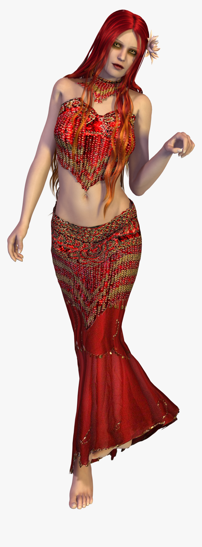 3d Exotic Dancer Girl Pngs, Transparent Png