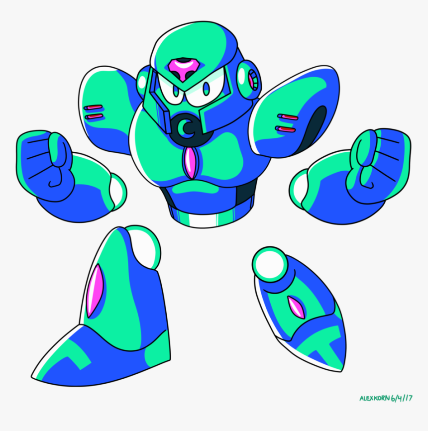 Cyber Man Mega Man, HD Png Download