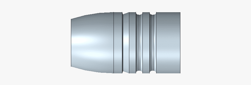 C358-165 Rf, 2 Cav Hollow Point Mold - Diamond Blade, HD Png Download