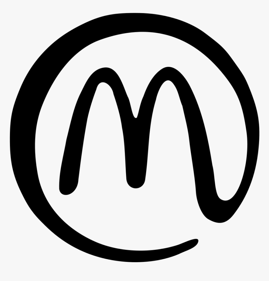 Logo Mcdonalds Black Png Transparent Png Transparent Png Image
