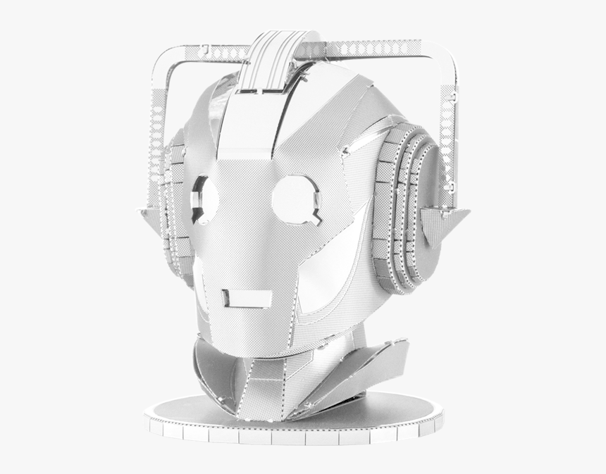 Boxart Cyberman Head Mms402 Fascinations - Cyberman Metal Earth, HD Png Download