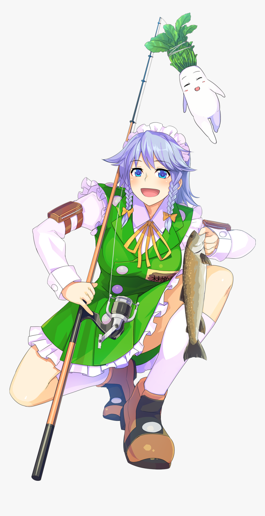 Sakuya Touhou Fishing, HD Png Download
