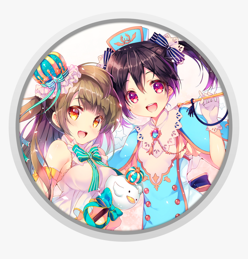 Kotori & Nico - Cartoon, HD Png Download