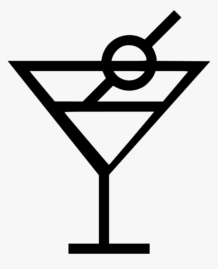 Martini - Drink Icon Png, Transparent Png