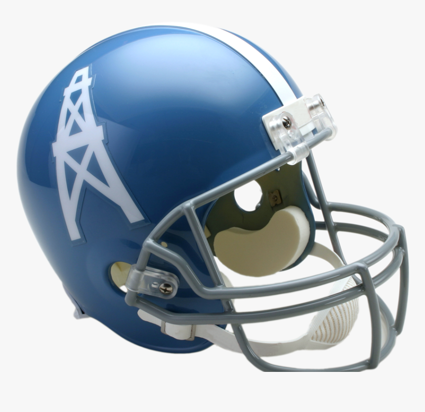 Houston Oilers Vsr4 Replica Throwback Helmet - Nfl Throwback Helmets, HD Png Download