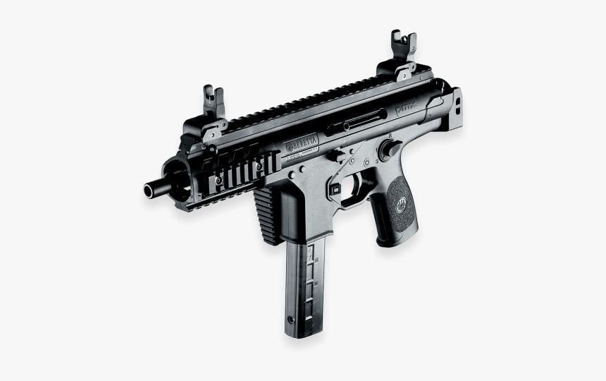 Easily Customize The Pmx Using The Picatinny Rails - Smg Beretta Submachine Gun, HD Png Download