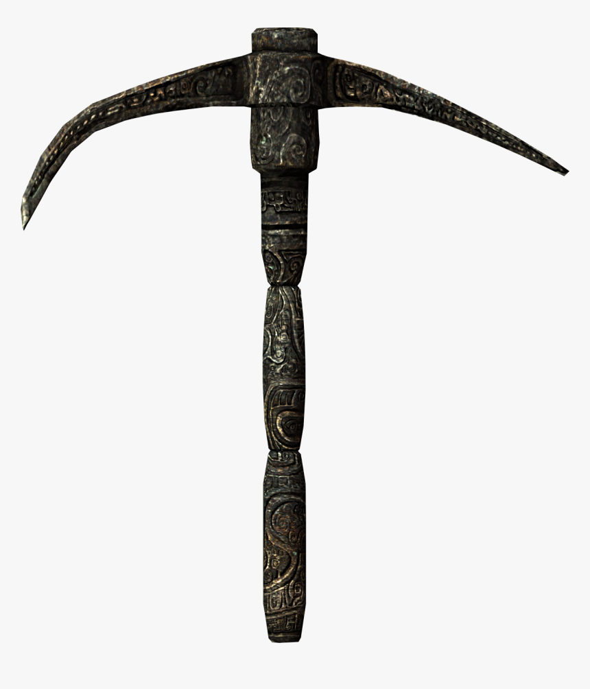 Ancient Nordic Pickaxe - Skyrim Ancient Nordic Pickaxe, HD Png Download