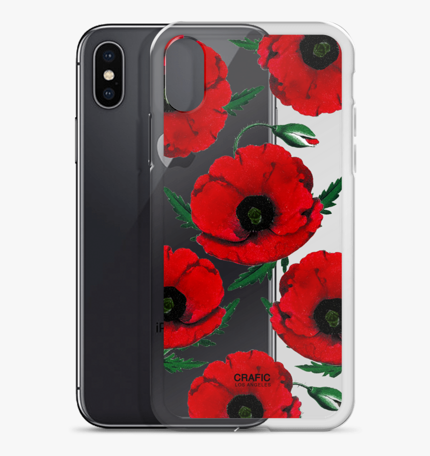 Red Poppy Iphone Xs Max Case, HD Png Download