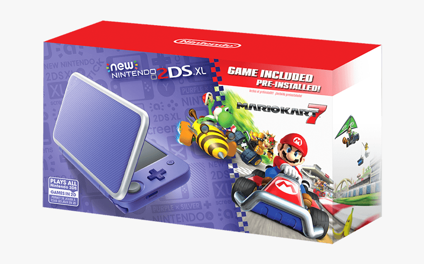 New Nintendo 2ds Xl Mario Kart 7 Bundle, HD Png Download