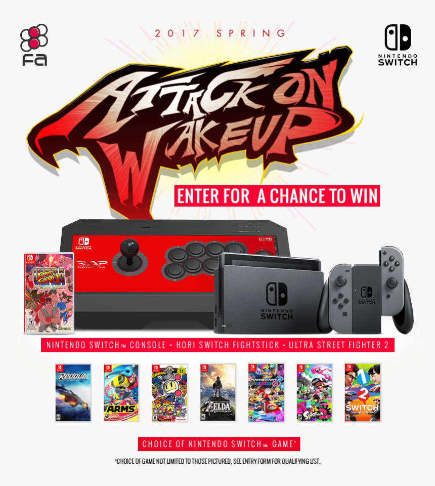 58cd6d0b0a110 Atow Apring2017 Header - Hori Fight Stick Switch, HD Png Download