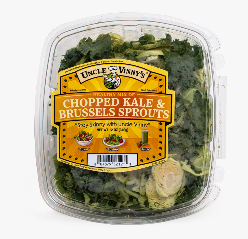 Chopped Kale & Brussels Sprouts - Spinach, HD Png Download