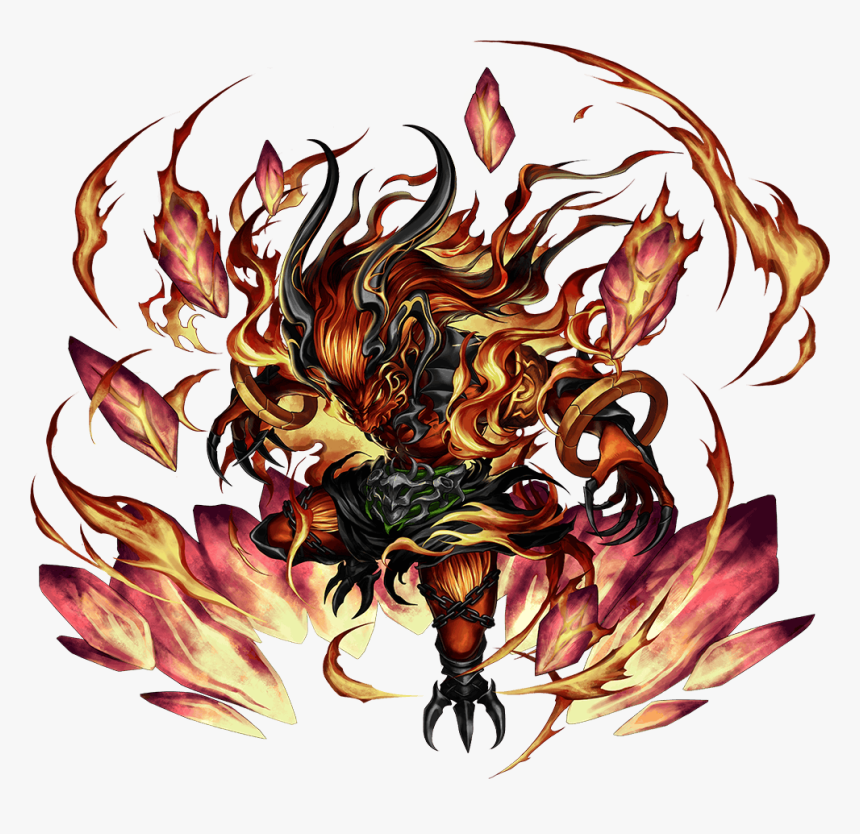 Artwork Of Ifrit - Final Fantasy Brave Exvius Ifrit, HD Png Download