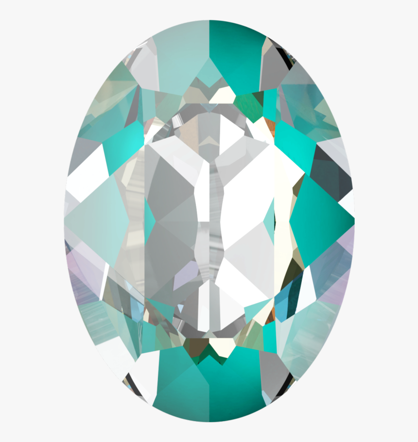 Swarovski 4120 Oval Fancy Stone Crystal Laguna Delite - Crystal, HD Png Download