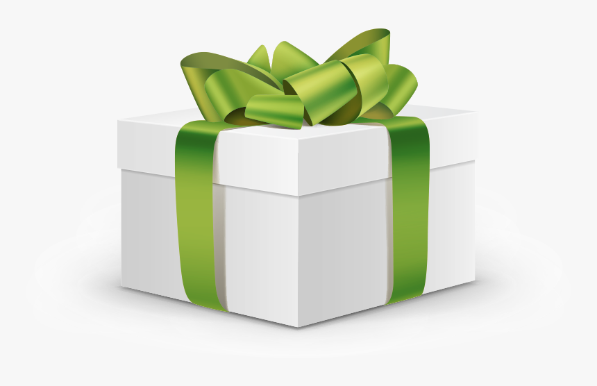 Greenbox - Blue And White Gift Box, HD Png Download