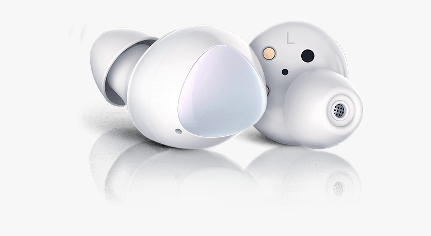 There Is A Product Image To See The Front And Back - Samsung Galaxy Buds White, HD Png Download