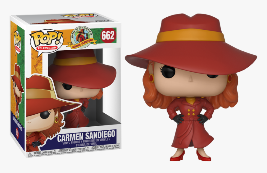 Where In The World Is Carmen Sandiego - Carmen Sandiego Funko Pop, HD Png Download