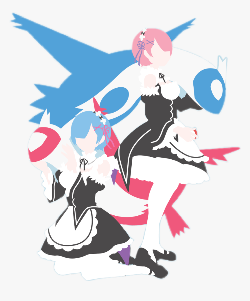 #rem #ram #pokemon #latios #latias - Baby Pokemon Latias And Latios, HD Png Download