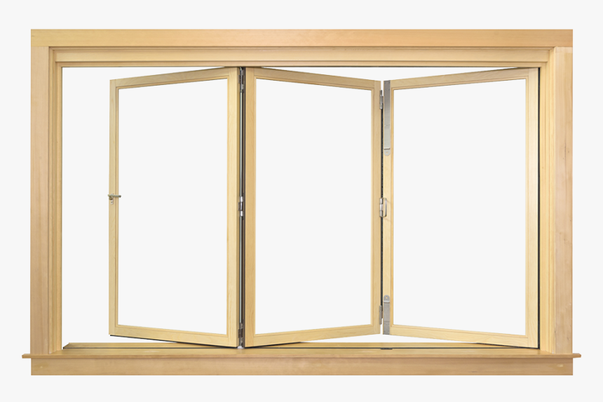 Bi Fold Window Wood, HD Png Download