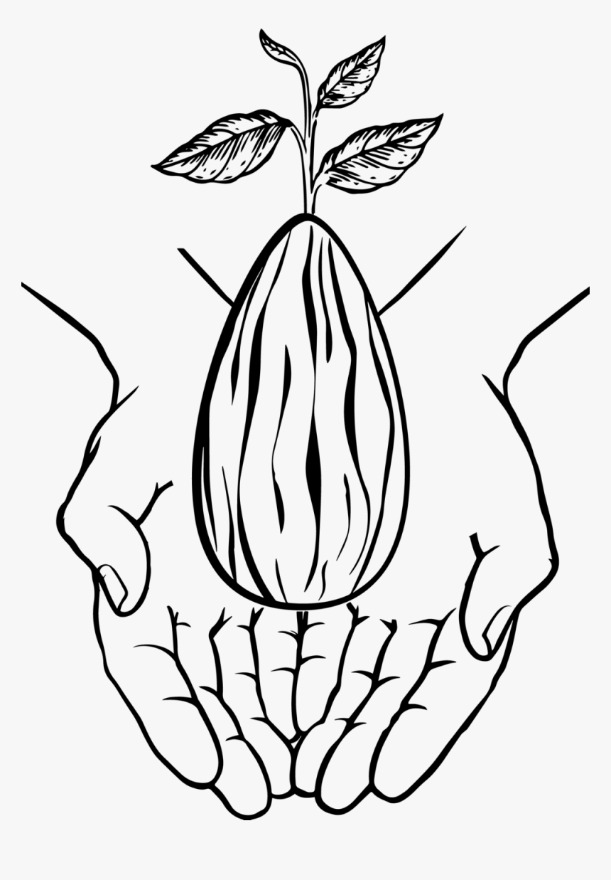 Franchon3 - Dibujo De Manos Pidiendo Limosna, HD Png Download