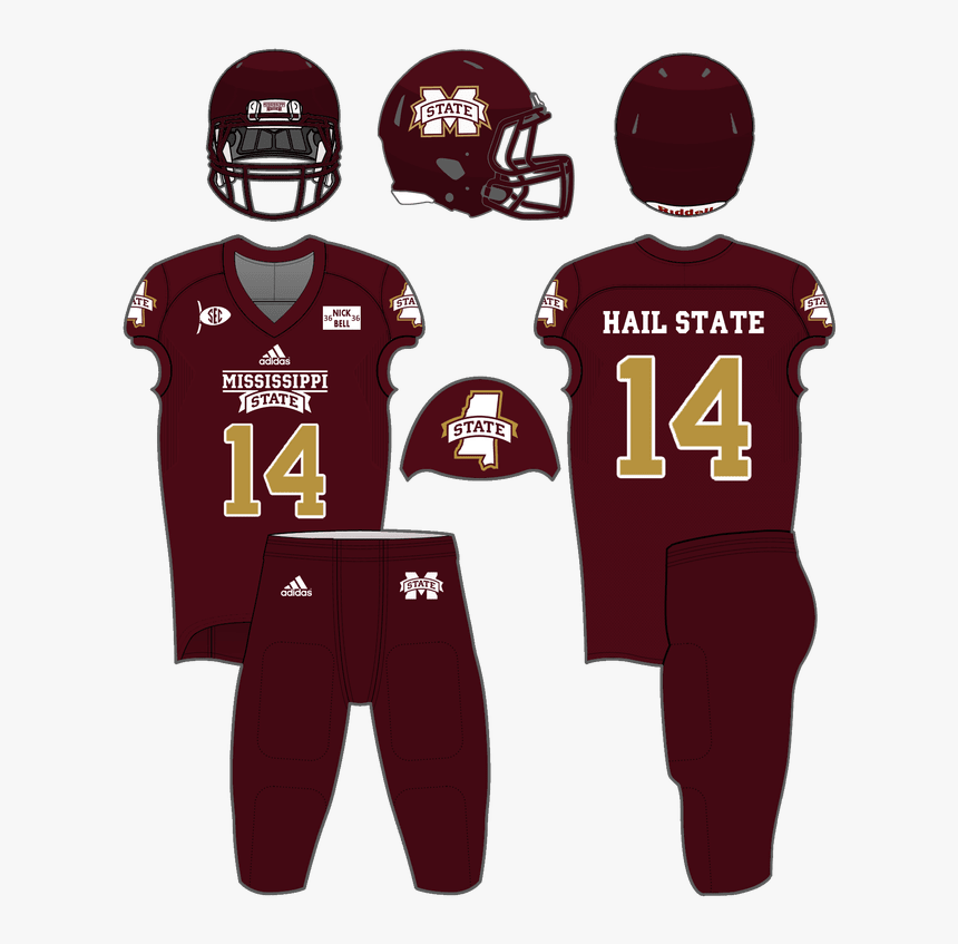 Mississippi State Black Jersey, HD Png Download