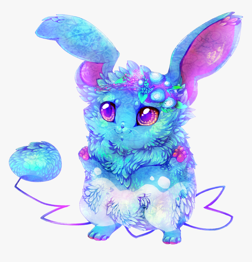 Mammal Rabbit Purple Rabits And Hares Violet Hare Organism - Azumarill Pokemon Art, HD Png Download