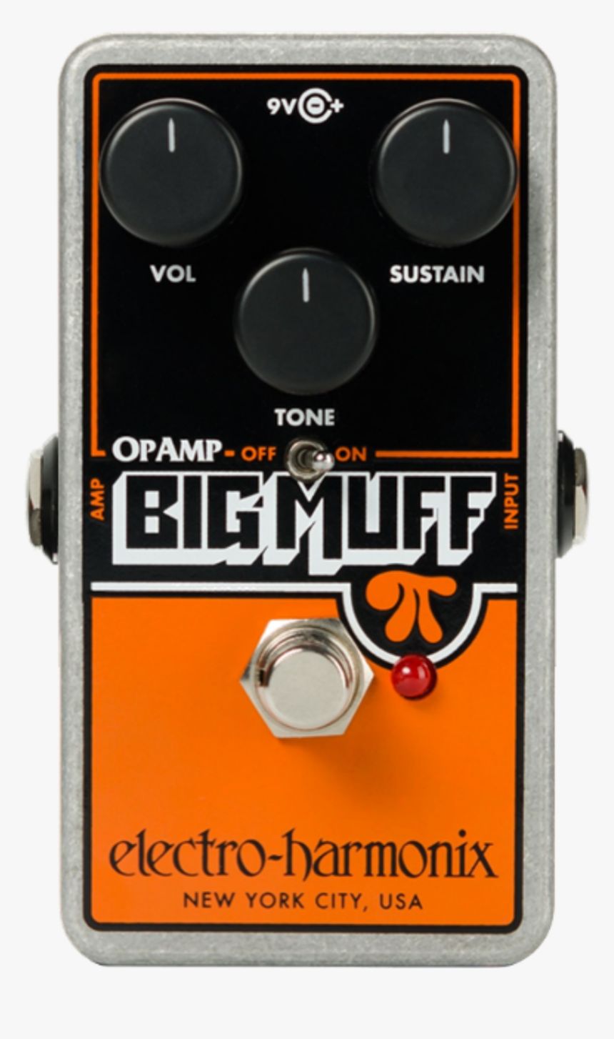 Electroharmonix Op Amp Big Muff Fuzz Pedal Sustainer, HD Png Download