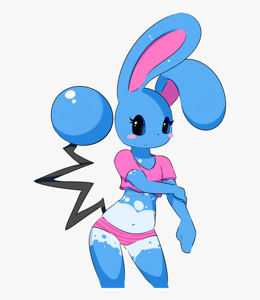 Anthro Azumarill, HD Png Download