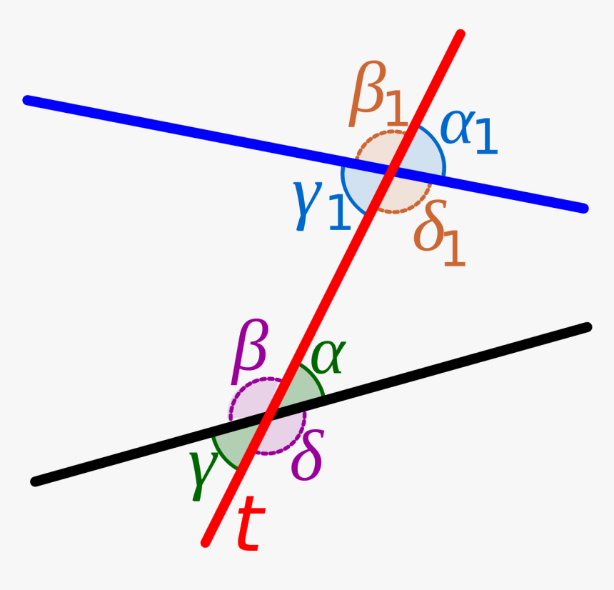 Draw Three Lines In A Plane That Form 8 Angles In All, HD Png Download