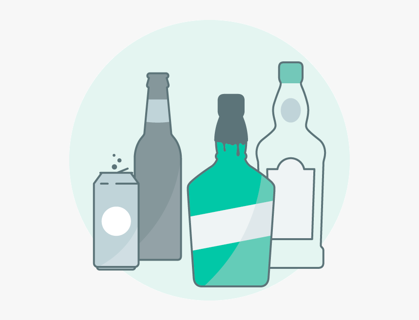 Glass Bottle, HD Png Download