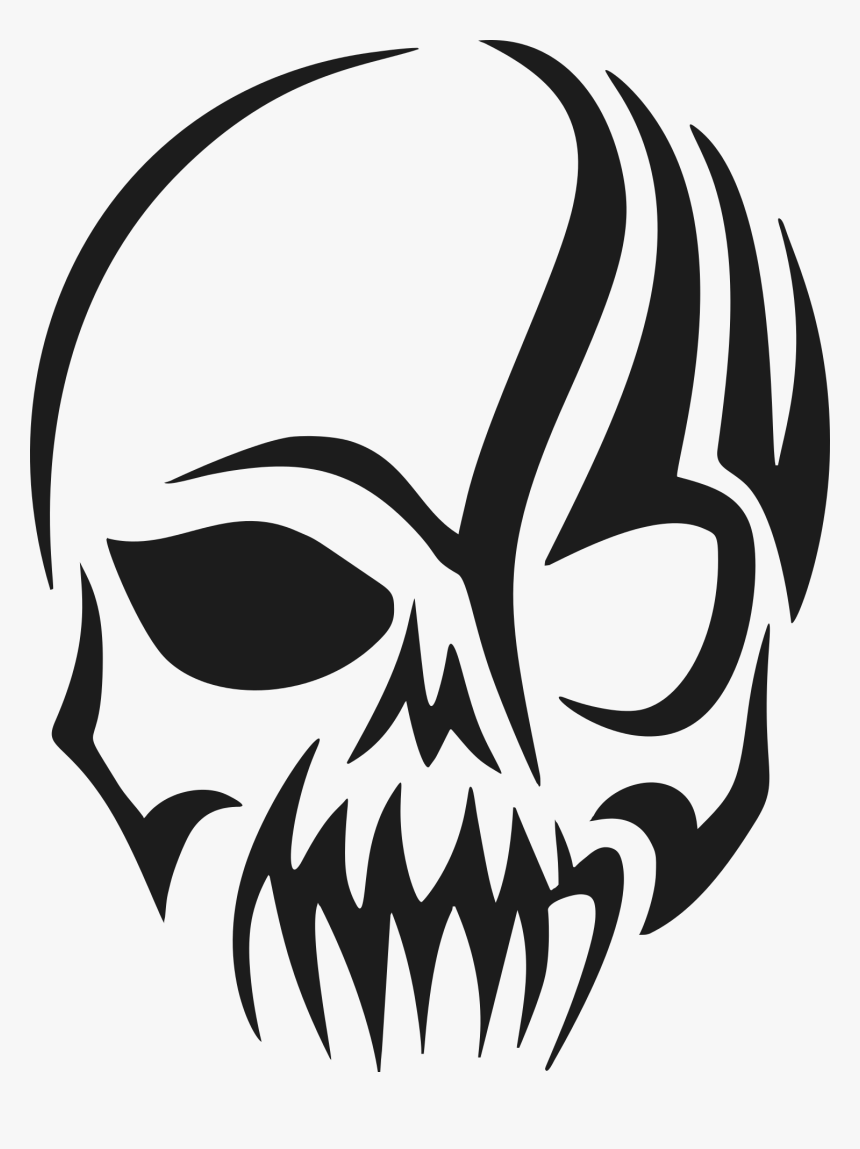 Tribal Skull, HD Png Download