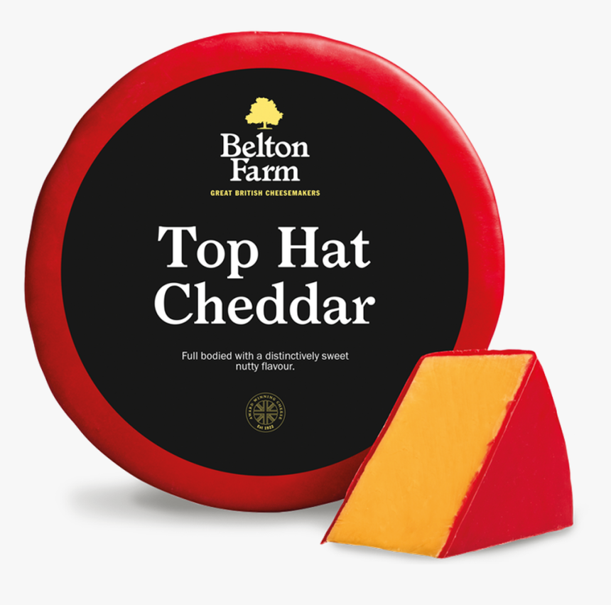 Belton Farm Top Hat Cheddar Red Wax Wheel, 5 Lbs - Parc Du Pilat, HD Png Download