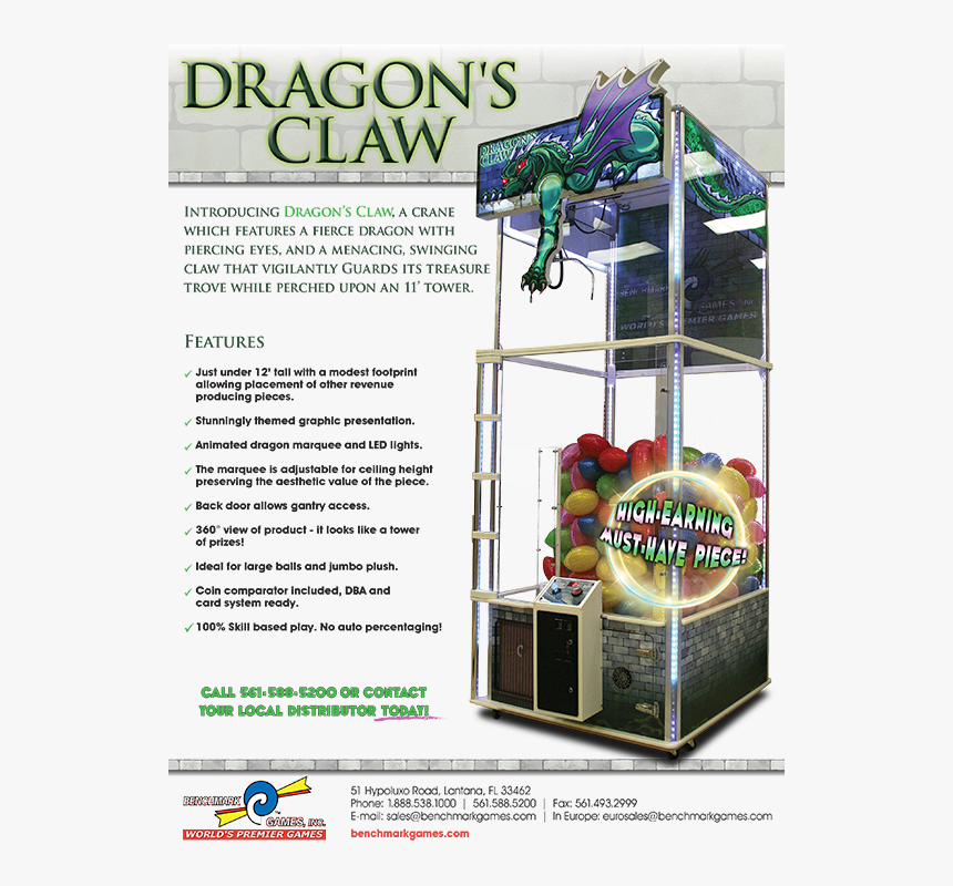 Benchmark Games Dragon S Claw - Dragon's Claw Benchmark, HD Png Download