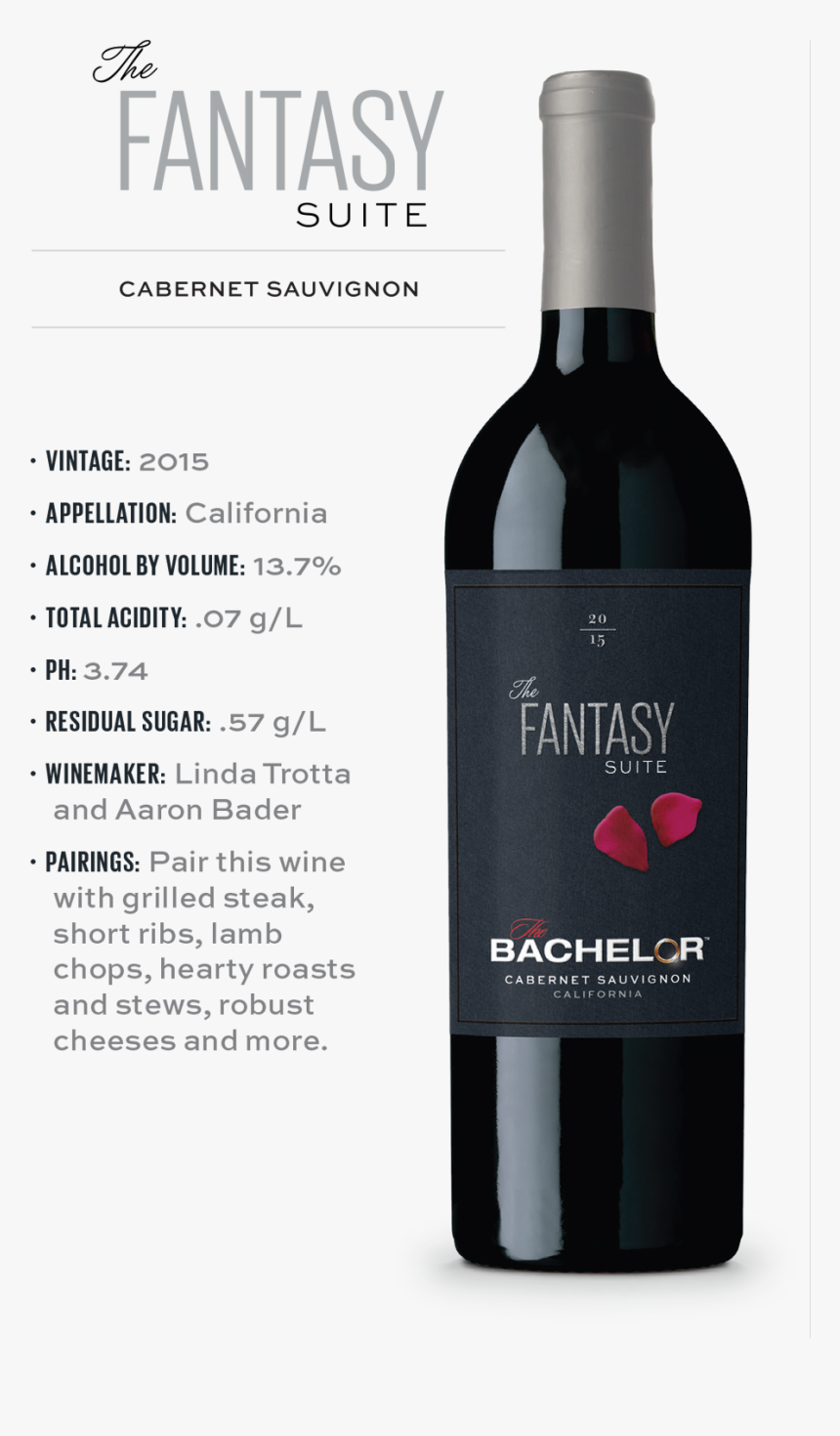 The Fantasy Suite - Fantasy Suite Bachelor Wine, HD Png Download