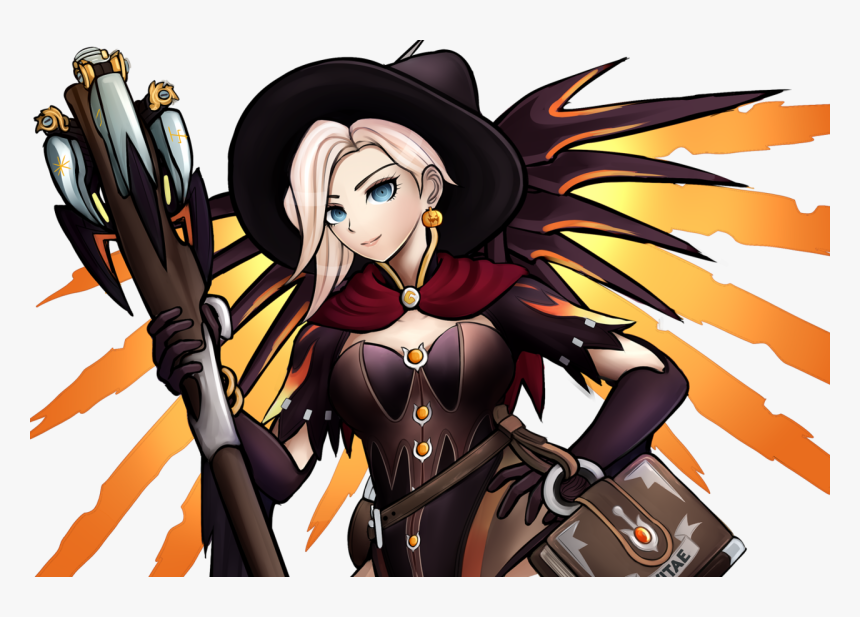 Witch Mercy Png, Transparent Png