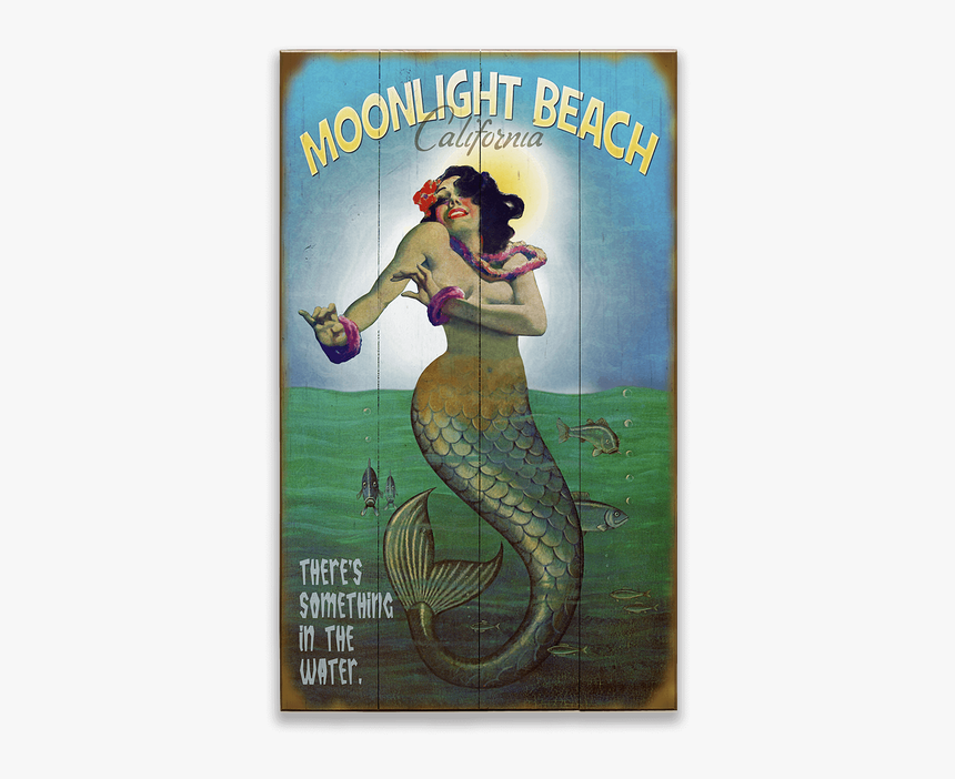 Vintage Mermaid Signs, HD Png Download