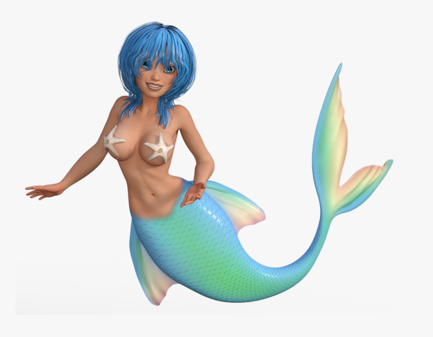 Giraffe Mermaid, HD Png Download