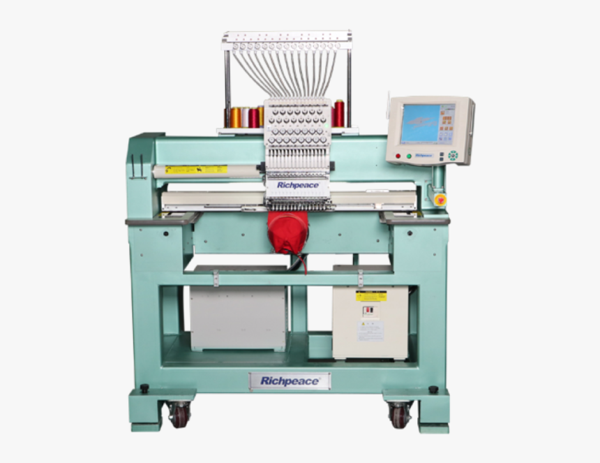 Richpeace Computerized Single Head Cap/tubular Embroidery - Richpeace Dynamic Embroidery Machine, HD Png Download