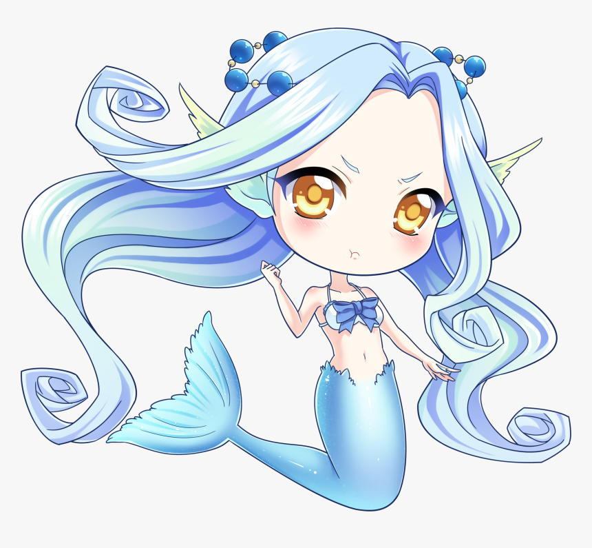 Preview - Mermaid In Cartoon, HD Png Download