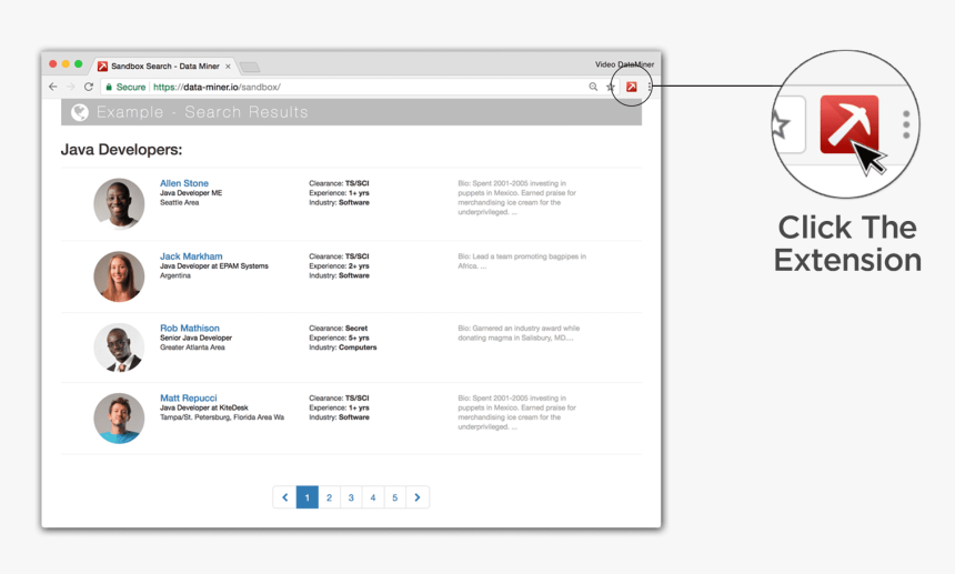 Data Miner Pop Up - Dataminer Io, HD Png Download