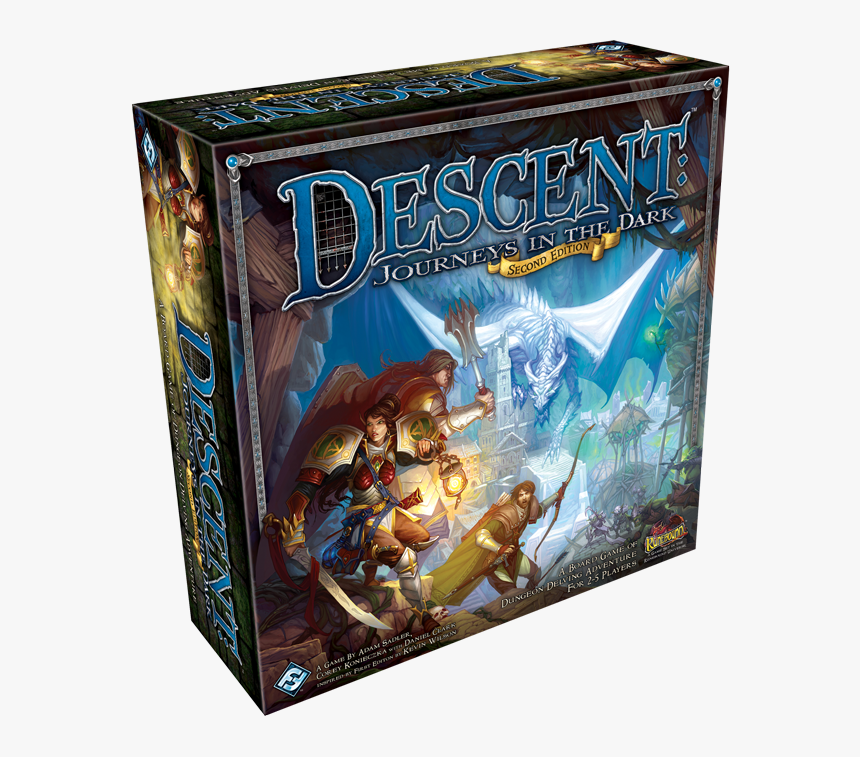 Descent Board Game Box, HD Png Download
