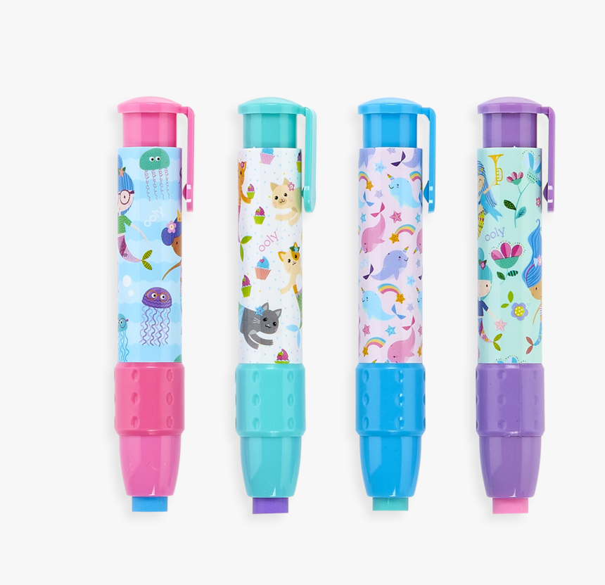 Mermaid Magic Clickit Eraser - Clickit Erasers, HD Png Download