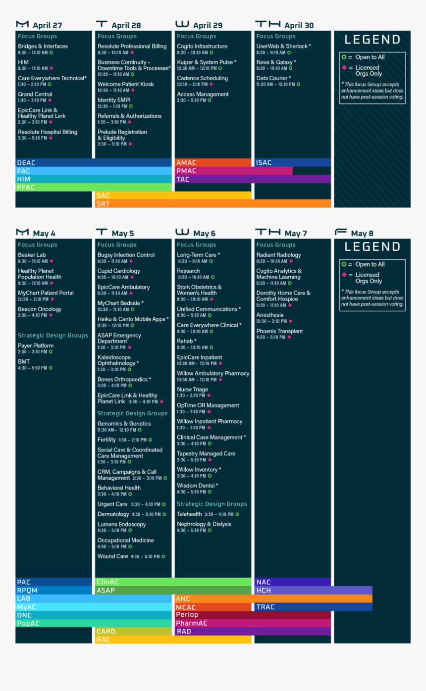 Focus Group Schedule, HD Png Download