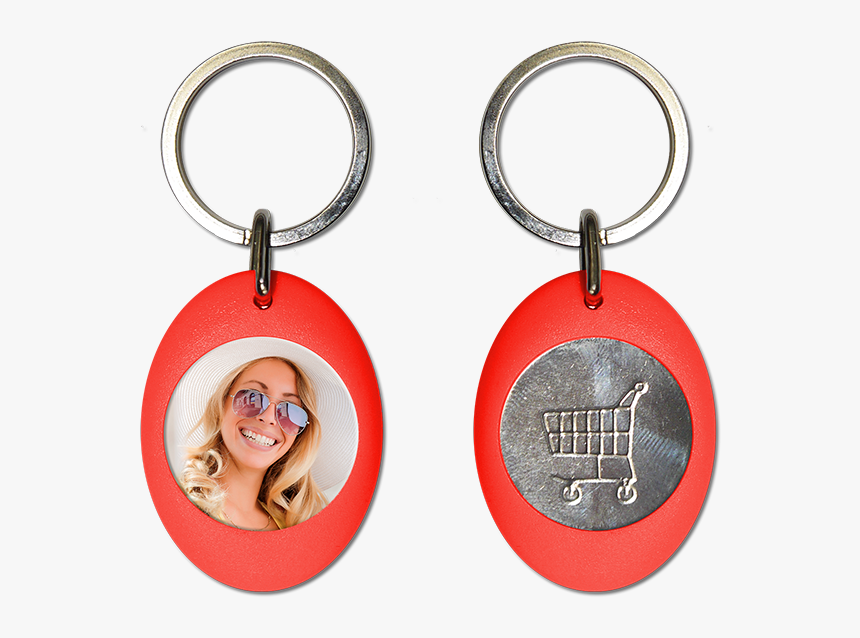 Llaveros Portamoneda Carro Acrílico Naranja - Keychain, HD Png Download