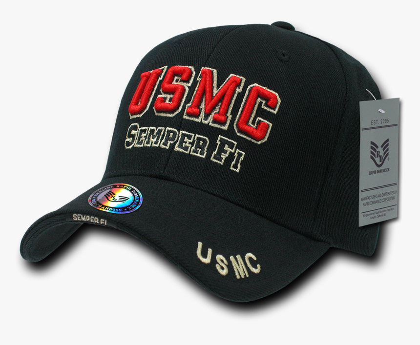 Marines Cap Usmc Semper Fi Black - Gorras Red Bull Infiniti Sebastian Vettel, HD Png Download