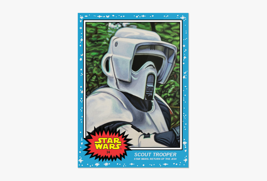 Topps Sw Living Set Card - Star Wars 9 Topps, HD Png Download