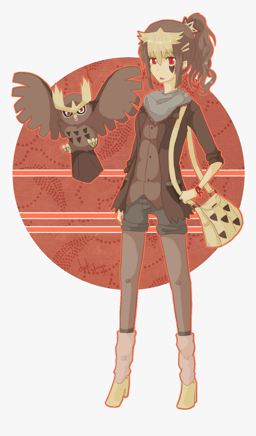 Gijinka Noctowl, HD Png Download