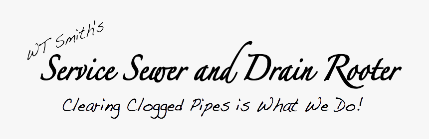 Wt Smith S Service Sewerand Drain Rooter Pricing - Calligraphy, HD Png Download