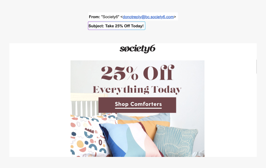 Society 6 Discount Email - Society6, HD Png Download